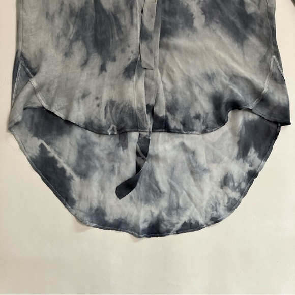 KES silk tie dyed oversized button down - Picture 3 of 8